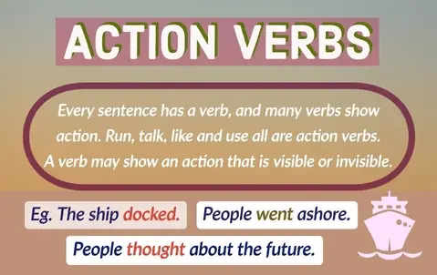 definition & examples of action verbs