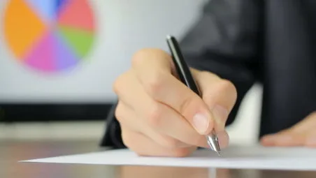 man is writing- topics for letter writing