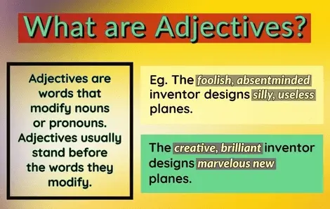 Adjectives Definition & Examples