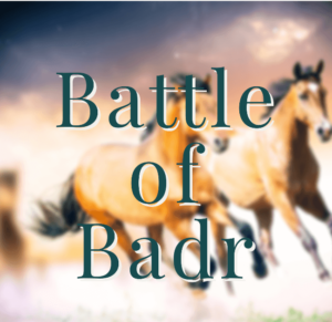 horse-battle of badr