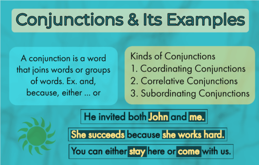 What are conjunctions?